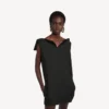 Vareuse-Kleid für Damen in Schwarz