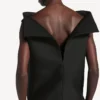 Vareuse-Kleid für Damen in Schwarz