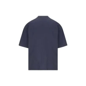 Varsity-Logo-T-Shirt mit kurzen Ärmeln „Navy“ 612966TMV954140