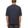 Varsity-Logo-T-Shirt mit kurzen Ärmeln „Navy“ 612966TMV954140