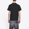 Varsity-Logo-T-Shirt, mittlere Passform „Schwarz“ 612966TLV891076