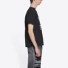 Varsity-Logo-T-Shirt, mittlere Passform „Schwarz“ 612966TLV891076