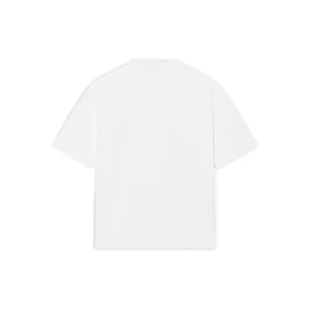 Varsity-Logo-T-Shirt, mittlere Passform „Weiß“ 612966TLV891375