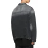 Washed Denim Jacke Large Fit „Black“ 662772TKVG51000