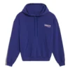 Weit geschnittener Baumwoll-Hoodie Blau 578135TIV531195