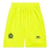 Weite Fußballshorts „Neon Yellow“ 777709TPVW47110