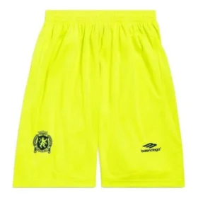 Weite Fußballshorts „Neon Yellow“ 777709TPVW47110