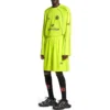 Weite Fußballshorts „Neon Yellow“ 777709TPVW47110