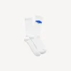 „Wet Brush“-Socken für Herren in Weiß/Blau