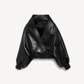 Wickeljacke für Damen in Schwarz