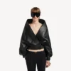 Wickeljacke für Damen in Schwarz Wickeljacke für Damen in Schwarz