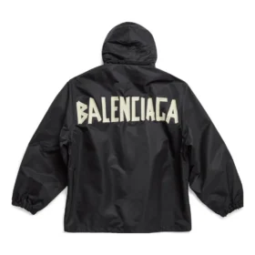 Windjacke mit Kapuze im Tape Type „Black“ 738762TLO251000 Windjacke mit Kapuze im Tape Type „Black“ 738762TLO251000