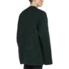 Wollpullover mit Rundhalsausschnitt und durchgehendem Logo „Dark Green“ 657400T15673050
