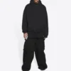 Worldwide Logo Popover-Hoodie „Black Yellow“ 674986TLVA71361