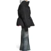 Wrap-Parka-Jacke „Schwarz“ 751715TNO191000