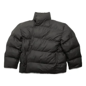 Wrap-Pufferjacke „Schwarz“ 751717TOO411000