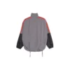 Zweifarbige Shell-Jacke mit Logo-Print „Grau“ 534317TDO051408