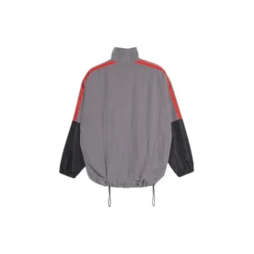 Zweifarbige Shell-Jacke mit Logo-Print „Grau“ 534317TDO051408
