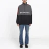 Zweifarbige Shell-Jacke mit Logo-Print „Grau“ 534317TDO051408
