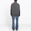 Zweifarbige Shell-Jacke mit Logo-Print „Grau“ 534317TDO051408